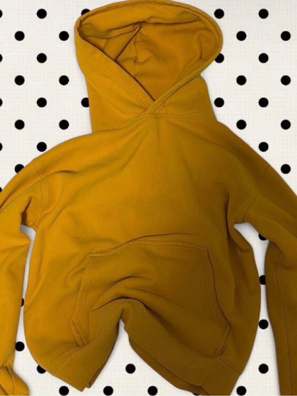 Mustard Hooded Sweatshirt - Cozy Everyday Pullover